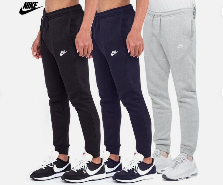 Nike Mens Jogger Athletic Regular Fit Gym Work Out Draw String Casual Sweatpants